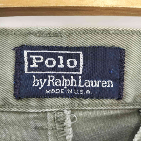 ポロバイラルフローレン Polo by RALPH LAUREN 90s USA製 初期タグ コットン チノパンツ メンズ 31/32