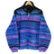 サロモン SALOMON 総柄 ハーフジップ フリースジャケット メンズ import:M