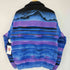 サロモン SALOMON 総柄 ハーフジップ フリースジャケット メンズ import:M