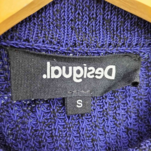 デシグアル Desigual NAJA ニットポロ ロングワンピース レディース S