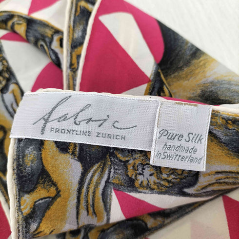 シャルルジョルダン CHARLES JOURDAN PURE SILK シルクスカーフ レディース