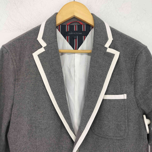 トミーヒルフィガー TOMMY HILFIGER パイピングデザイン ウールテーラードジャケット メンズ JPN:M