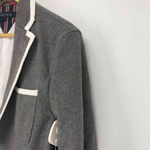 トミーヒルフィガー TOMMY HILFIGER パイピングデザイン ウールテーラードジャケット メンズ JPN:M
