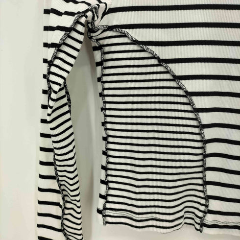 デシグアル Desigual バイカラー ストライプTシャツ レディース L