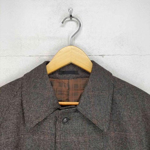 ROBELT ウール比翼ステンカラーコート メンズ