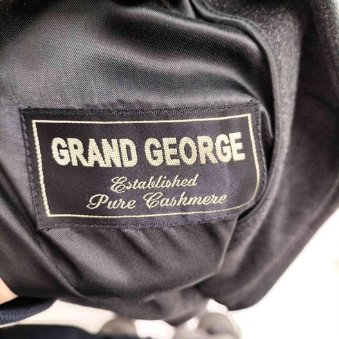 GRAND GEORGE カシミヤ100比翼チェスターコート メンズ JPN:L