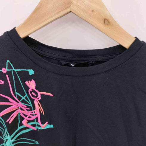 デシグアル Desigual アーティ スリムショートTシャツ レディース L