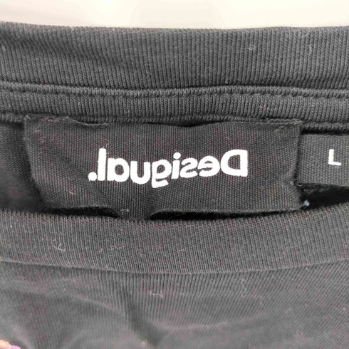 デシグアル Desigual アーティ スリムショートTシャツ レディース L