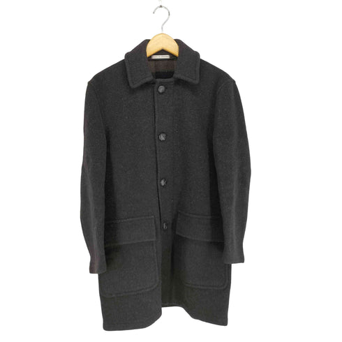 モンゴメリー Montgomery MADE IN ENGLAND くるみボタンウールコート メンズ EUR:46