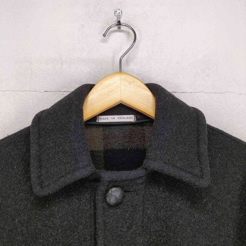 モンゴメリー Montgomery MADE IN ENGLAND くるみボタンウールコート メンズ EUR:46
