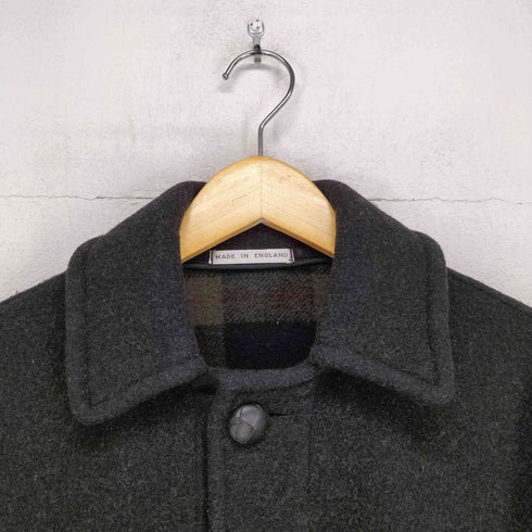 モンゴメリー Montgomery MADE IN ENGLAND くるみボタンウールコート メンズ EUR:46