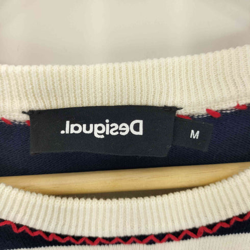 デシグアル Desigual ステッチデザイン マリンセーター レディース M