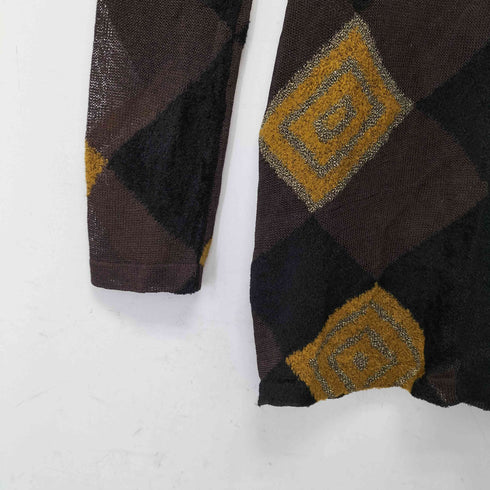 フィッチェ ficce donna 異素材 カーディガン レディース