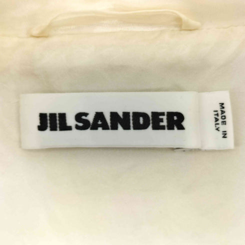 ジルサンダー JIL SANDER バックロゴプリント サテン ブルゾン レディース 32