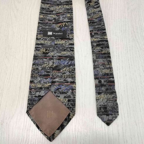 アイムプロダクトイッセイミヤケ im product ISSEY MIYAKE 総柄 シルクネクタイ メンズ