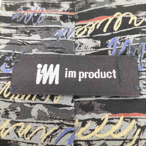 アイムプロダクトイッセイミヤケ im product ISSEY MIYAKE 総柄 シルクネクタイ メンズ
