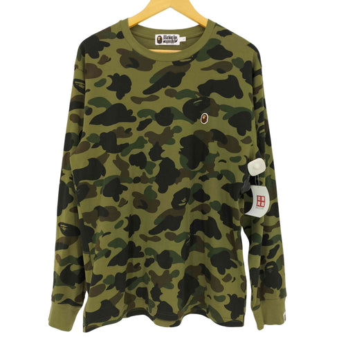 アベイシングエイプ A BATHING APE 25aw 1st Camo One Point LS Tee メンズ JPN:L