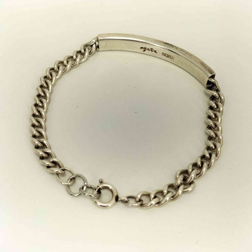 アガット agete silver シェルプレートブレスレット レディース