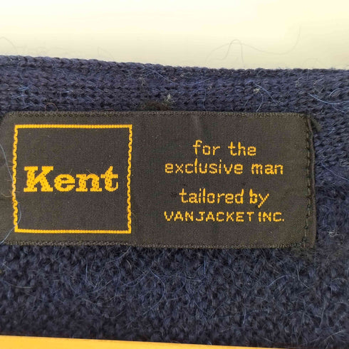 ケント Kent 80-90S ウール混 モヘアカーディガン メンズ