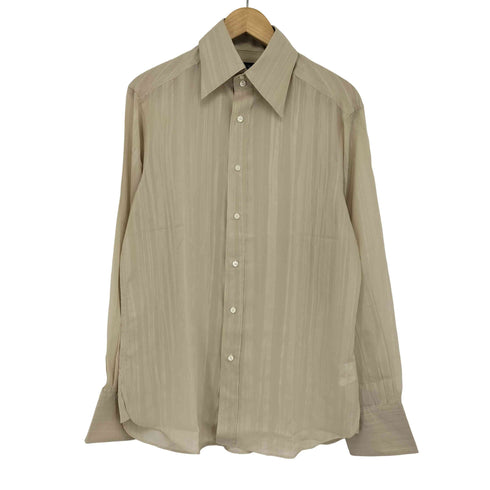 ヨシユキコニシ YOSHIYUKI KONISHI ストライプ ドレスシャツ メンズ JPN:3