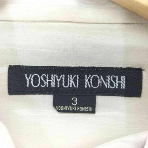 ヨシユキコニシ YOSHIYUKI KONISHI ストライプ ドレスシャツ メンズ JPN:3