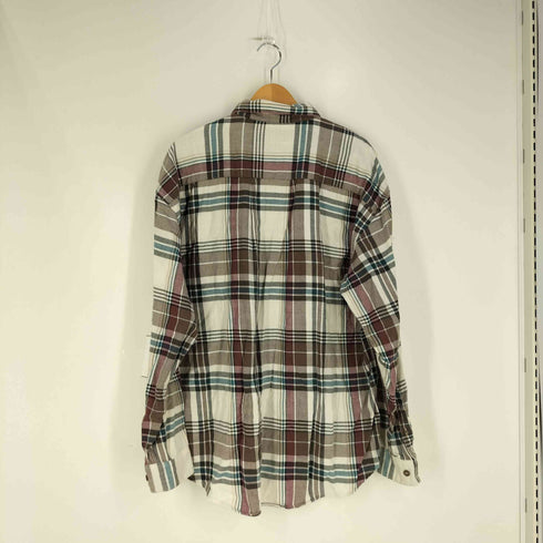 ゲス GUESS 90-2000S 香港製 コットン チェックシャツ メンズ import:XL