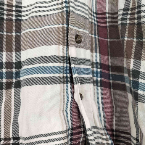 ゲス GUESS 90-2000S 香港製 コットン チェックシャツ メンズ import:XL