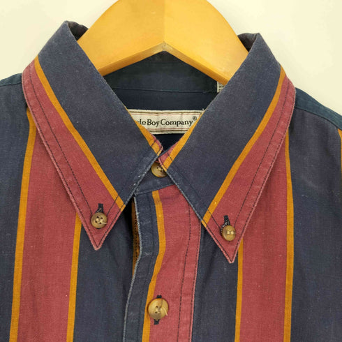 BUGLE BOY COMPANY 90S ストライプ切替 ボタンダウンシャツ メンズ import:M