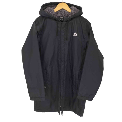 アディダス adidas 00s ベンチコート ナイロン フード付きコート メンズ JPN:M