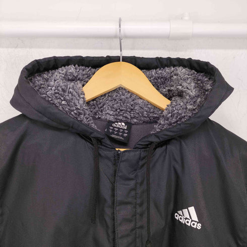 アディダス adidas 00s ベンチコート ナイロン フード付きコート メンズ JPN:M