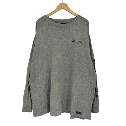 ジャンスポーツ JanSport 90s USA製 袖プリント クルーネック L/S ロンT メンズ import:XL