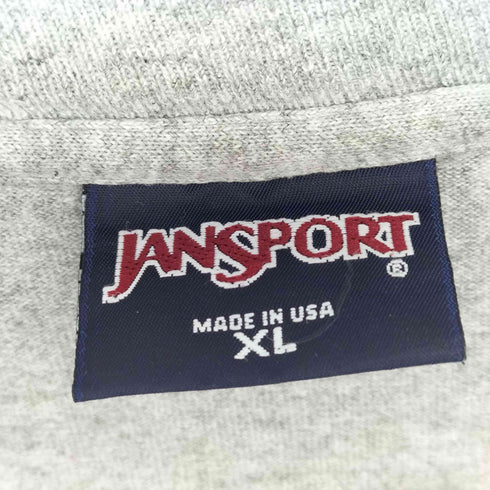 ジャンスポーツ JanSport 90s USA製 袖プリント クルーネック L/S ロンT メンズ import:XL