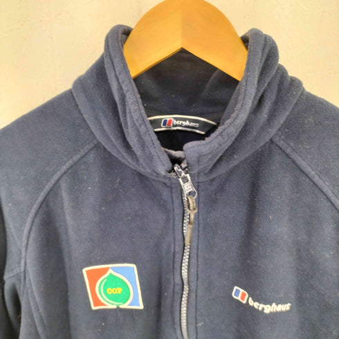 バーグハウス berghaus 刺繍 ジップアップフリースジャケット メンズ JPN:L