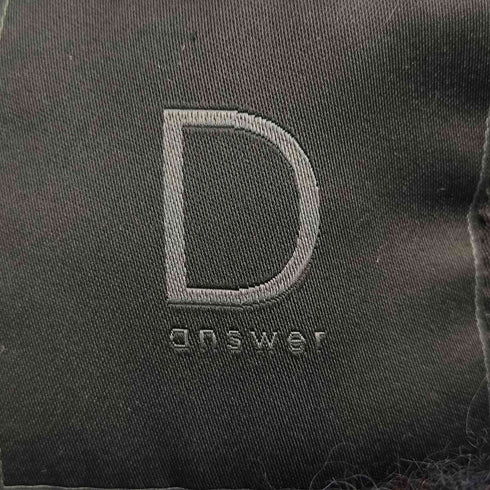 Danswer チェック ウールモヘア混 ダブルチェスターコート メンズ 44