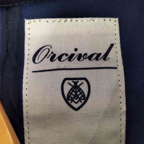 オーシバル ORCIVAL 撥水 ゴム引き ステンカラーコート レディース JPN:4
