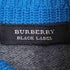 バーバリーブラックレーベル BURBERRY BLACK LABEL ロゴ刺繍 ウール 袖リブ ハーフボタン ニット プルオーバー メンズ JPN:4