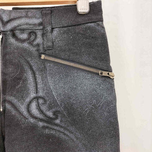dirge スプレーペイント ジップデザイン パンツ レディース JPN:M