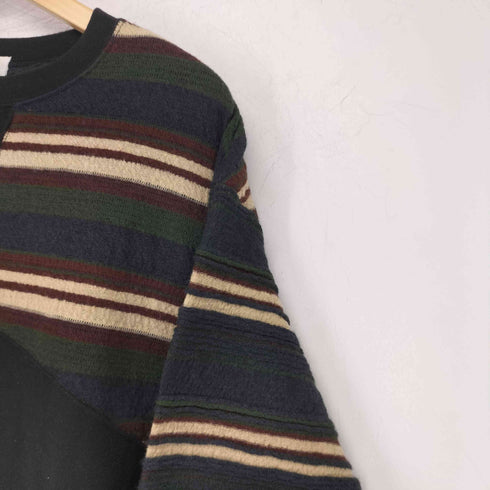 フィッチェ ficce パッチワーク クレイジーパターン ニット メンズ