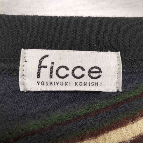 フィッチェ ficce パッチワーク クレイジーパターン ニット メンズ