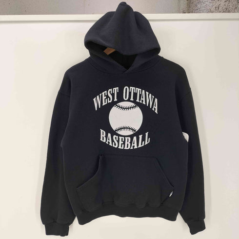 ラッセルアスレチック RUSSELL ATHLETIC 00S WEST OTTAWA BASEBALL 3段 カレッジ ヘビーウェイト フーディー パーカー メンズ import:S