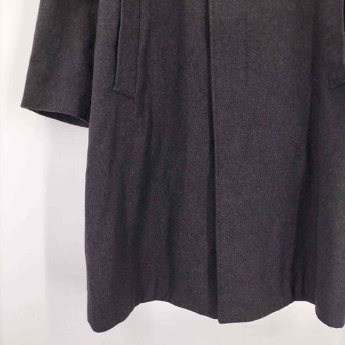 カシミヤ CASHMERE CASHMERE 100% Balmacaan Coat オールカシミア バルマカーン ステンカラーコート 比翼 メンズ 4