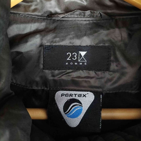 ニジュウサンクオム 23区HOMME PERTEX DOWN JACKET パーテックス ダウン ジャケット ダブルジップ メンズ JPN:48