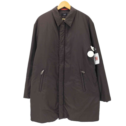 ニジュウサンクオム 23区HOMME Puffer Balmacaan Coat 裏地キルティング 中綿 パファー バルマカーン ステンカラー コート 比翼 撥水 メンズ JPN:50