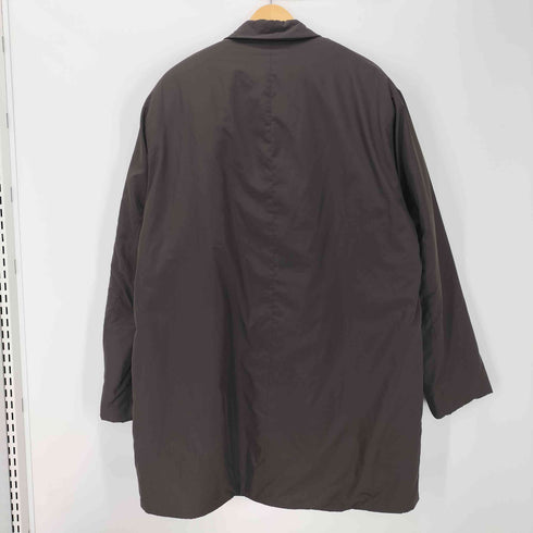 ニジュウサンクオム 23区HOMME Puffer Balmacaan Coat 裏地キルティング 中綿 パファー バルマカーン ステンカラー コート 比翼 撥水 メンズ JPN:50