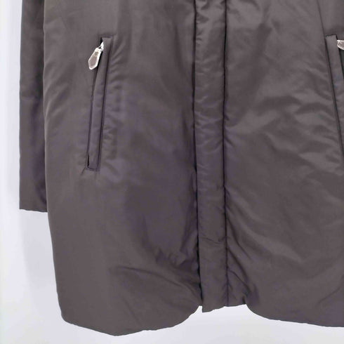 ニジュウサンクオム 23区HOMME Puffer Balmacaan Coat 裏地キルティング 中綿 パファー バルマカーン ステンカラー コート 比翼 撥水 メンズ JPN:50