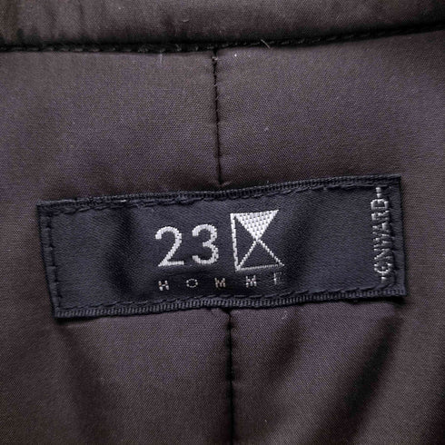 ニジュウサンクオム 23区HOMME Puffer Balmacaan Coat 裏地キルティング 中綿 パファー バルマカーン ステンカラー コート 比翼 撥水 メンズ JPN:50