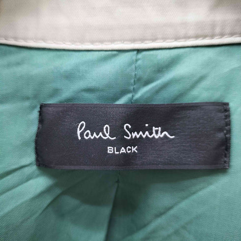 ポールスミスブラック Paul Smith BLACK Gun Flap Double Breasted Balmacaan Coat 裏地背抜き ガンフラップ ダブルブレスト バルマカーン ステンカラーコート メンズ import:M