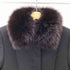 カシミヤ CASHMERE CASHMERE 100% Real Fur Balmacaan Coat オールカシミア リアルファー付き バルマカーン ステンカラーコート 比翼 レディース 7