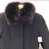 カシミヤ CASHMERE CASHMERE 100% Real Fur Balmacaan Coat オールカシミア リアルファー付き バルマカーン ステンカラーコート 比翼 レディース 7