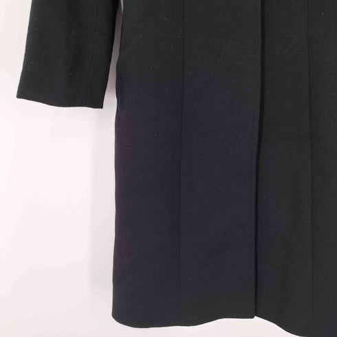 カシミヤ CASHMERE CASHMERE 100% Real Fur Balmacaan Coat オールカシミア リアルファー付き バルマカーン ステンカラーコート 比翼 レディース 7